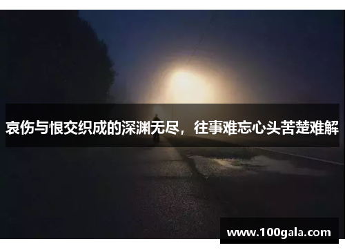 哀伤与恨交织成的深渊无尽，往事难忘心头苦楚难解